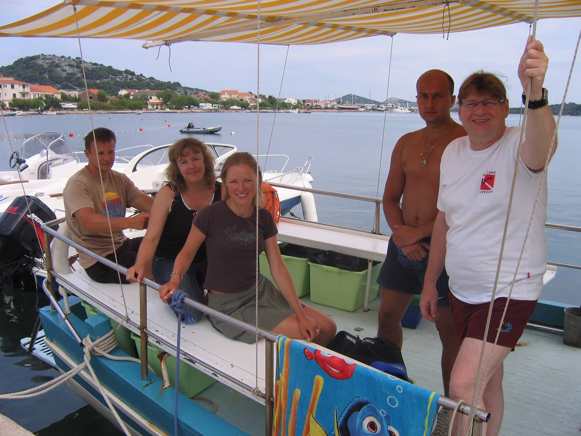 Ronac excursion and diving boat in murter